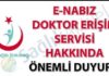 E-Nabız doktor erişimi