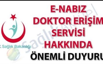 E-Nabız doktor erişimi