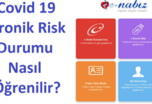 E-Nabız covid 19 risk raporu