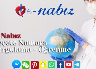 E-Nabız Reçete Numara Sorgulama - Öğrenme