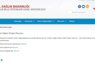 E-Nabız doktor erişim açma