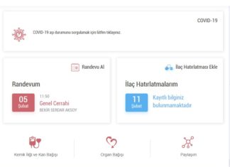 E-Nabız'dan grip aşısı