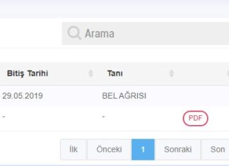 E-Nabız’dan rapor alma E-Nabız'dan rapor alma