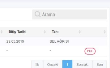 E-Nabız’dan rapor alma E-Nabız'dan rapor alma