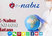 E-Nabız RND4010 Hatası