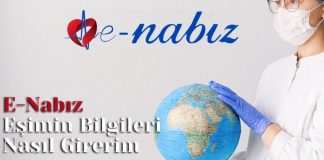 E-Nabız eşimin bilgileri nasıl girerim