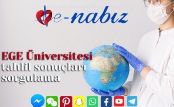 EGE Üniversitesi tahlil sonuçları sorgulama