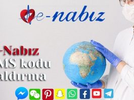 E-Nabız SMS kodu kaldırma