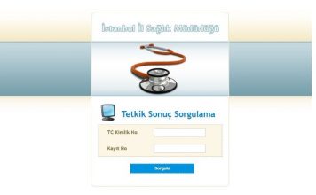 Sağlık Ocağı Tahlil Sonuçları Öğrenme