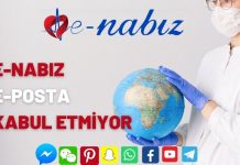 E-Nabız e-posta kabul etmiyor