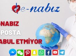 E-Nabız e-posta kabul etmiyor