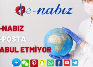E-Nabız e-posta kabul etmiyor