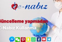 Güncelleme yapmadan E-Nabız Kullanma