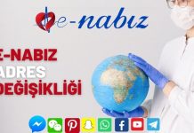 E-Nabız Adres Değişikliği