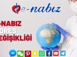 E-Nabız Adres Değişikliği