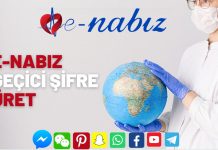 E-Nabız Geçici Şifre Üret