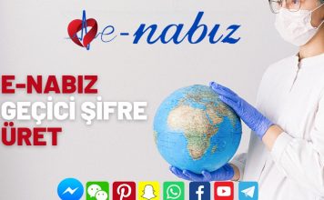 E-Nabız Geçici Şifre Üret