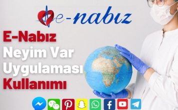 E-Nabız Neyim Var Uygulaması Kullanımı