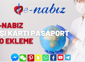 E-Nabız aşı kartı pasaport no ekleme E-Nabız aşı kartı pasaport no ekleme