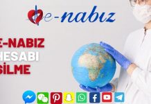 E-Nabız hesabı silme