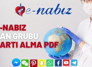 E-Nabız kan grubu kartı alma