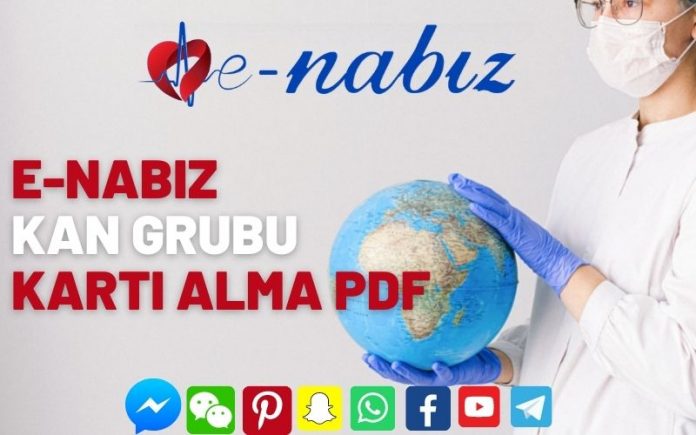 E-Nabız kan grubu kartı alma