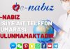 E-Nabız kişiye ait telefon numarası bulunmamaktadır