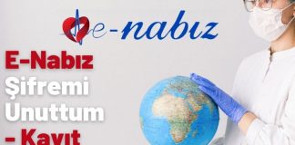 E-Nabız Şifremi Unuttum - Kayıt