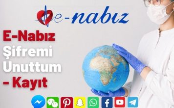 E-Nabız Şifremi Unuttum - Kayıt