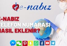 E-Nabız telefon numarası nasıl eklenir?