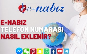 E-Nabız telefon numarası nasıl eklenir?