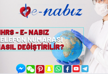 MHRS - E- Nabız telefon numarası nasıl değiştirilir?