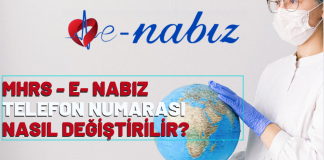 MHRS - E- Nabız telefon numarası nasıl değiştirilir?