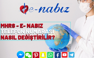 MHRS - E- Nabız telefon numarası nasıl değiştirilir?