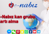 E-Nabız kan grubu kartı alma