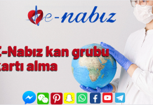 E-Nabız kan grubu kartı alma