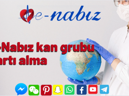 E-Nabız kan grubu kartı alma