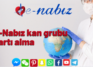 E-Nabız kan grubu kartı alma