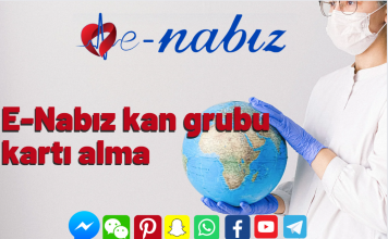 E-Nabız kan grubu kartı alma