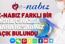 E-Nabız Farklı bir mobil cihazda daha hesabınız açık bulundu