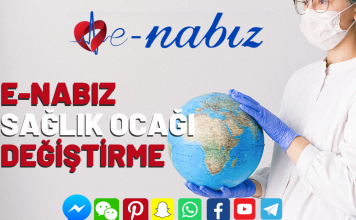 E-Nabız sağlık ocağı Değiştirme